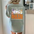 I Don't Need A Costume I'm A Math Teacher Halloween Women Women's Comfort Colors T-Shirt Back Print Bay
