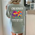 Dot Day Shirt Women Men Kids Girls Boys Teacher 2024 Dot Day Women's Comfort Colors T-Shirt Back Print Bay