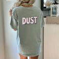 Dust Bunny Halloween Pun Costume Easy Lazy Teacher Women's Comfort Colors T-Shirt Back Print Bay Dust Bunny Halloween Pun Costume Easy Lazy Teacher Women's Comfort Colors T-Shirt Back Print Bay