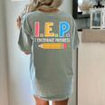 I E P I Encourage Progress Special Education Teacher Women's Comfort Colors T-Shirt Back Print Bay I E P I Encourage Progress Special Education Teacher Women's Comfort Colors T-Shirt Back Print Bay