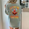 Eat Kids Punctuation Saves Lives Thanksgiving Turkey Teacher Women's Comfort Colors T-Shirt Back Print Bay Eat Kids Punctuation Saves Lives Thanksgiving Turkey Teacher Women's Comfort Colors T-Shirt Back Print Bay