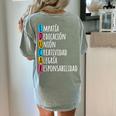 Educar Bilingual Spanish Teacher Women's Comfort Colors T-Shirt Back Print Bay Educar Bilingual Spanish Teacher Women's Comfort Colors T-Shirt Back Print Bay