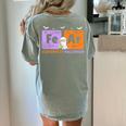Elements Of Halloween Fear Periodically Chemistry Teacher Women's Comfort Colors T-Shirt Back Print Bay Elements Of Halloween Fear Periodically Chemistry Teacher Women's Comfort Colors T-Shirt Back Print Bay