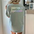 Everything Is Figureoutable Teacher Motivational - -Adults Small Short Sleeve Crew Collar Modern Fun Vacation Cotton Polyester Machine Wash Women's Comfort Colors T-Shirt Back Print Bay Everything Is Figureoutable Teacher Motivational - -Adults Small Short Sleeve Crew Collar Modern Fun Vacation Cotton Polyester Machine Wash Women's Comfort Colors T-Shirt Back Print Bay