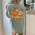 Fall In Love With Reading Book Autumn Pumpkins And Teachers Women's Comfort Colors T-Shirt Back Print Bay Fall In Love With Reading Book Autumn Pumpkins And Teachers Women's Comfort Colors T-Shirt Back Print Bay