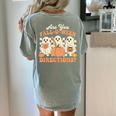 Are You Fall O Ween Directions Halloween Teacher Women's Comfort Colors T-Shirt Back Print Bay