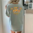 All About Fall Prevention Therapy SPED Teacher Thanksgiving Women's Comfort Colors T-Shirt Back Print Bay