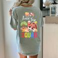 Farm Trip Field Trip Squad Farm Visit Teachers Students Women's Comfort Colors T-Shirt Back Print Bay Farm Trip Field Trip Squad Farm Visit Teachers Students Women's Comfort Colors T-Shirt Back Print Bay