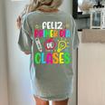 Feliz Primer Dia De Clases Kids Girl Teacher Spanish School Women's Comfort Colors T-Shirt Back Print Bay