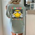 Field Day 2025 Let The Games Begin Yellow Team Teachers Kids Women's Comfort Colors T-Shirt Back Print Bay