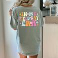 In My Field Day Era Teacher Kids Cute Groovy Field Day Women's Comfort Colors T-Shirt Back Print Bay