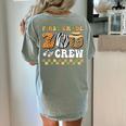 Field Zoo Trip Teacher First Grade Crew Back To School Women's Comfort Colors T-Shirt Back Print Bay