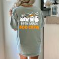 Fifth Grade Boo Crew Halloween Teacher Costume Women's Comfort Colors T-Shirt Back Print Bay Fifth Grade Boo Crew Halloween Teacher Costume Women's Comfort Colors T-Shirt Back Print Bay