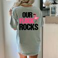 Our Flock Rocks Flamingo Mother's Day Teacher Women's Comfort Colors T-Shirt Back Print Bay Our Flock Rocks Flamingo Mother's Day Teacher Women's Comfort Colors T-Shirt Back Print Bay