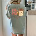 Friyay Teacher Coffee Friday School Cute Fri Yay Women's Comfort Colors T-Shirt Back Print Bay Friyay Teacher Coffee Friday School Cute Fri Yay Women's Comfort Colors T-Shirt Back Print Bay