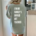 Funny Art Teacher Women's Comfort Colors T-Shirt Back Print Bay Funny Art Teacher Women's Comfort Colors T-Shirt Back Print Bay