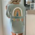 Future Teacher Boho Rainbow Leopard New Grad Student Women's Comfort Colors T-Shirt Back Print Bay Future Teacher Boho Rainbow Leopard New Grad Student Women's Comfort Colors T-Shirt Back Print Bay