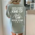 Geology Outfit Geology Teacher Geology Department Geologist Women's Comfort Colors T-Shirt Back Print Bay