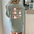 Ghost Christmas Reading Book Lover Library Christmas Teacher Women's Comfort Colors T-Shirt Back Print Bay Ghost Christmas Reading Book Lover Library Christmas Teacher Women's Comfort Colors T-Shirt Back Print Bay