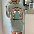 Good Day To Teach Tiny Musicians Piano Music Teacher Women Women's Comfort Colors T-Shirt Back Print Bay