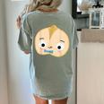 Good Egg Teacher Halloween Costume Group The Cool Bean Women's Comfort Colors T-Shirt Back Print Bay