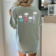 Grammar TeacherWait What Stop It I Agree Women's Comfort Colors T-Shirt Back Print Bay