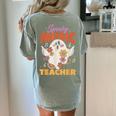 Groovy Faboolous Spooky Music Teacher Halloween Men Women Women's Comfort Colors T-Shirt Back Print Bay Groovy Faboolous Spooky Music Teacher Halloween Men Women Women's Comfort Colors T-Shirt Back Print Bay