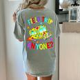 Groovy Field Trip Anyone Happy Field Day For Teachers Kids Women's Comfort Colors T-Shirt Back Print Bay