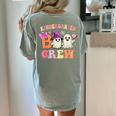 Groovy Kindergarten Boo Crew Kinder Halloween Teacher Kids Women's Comfort Colors T-Shirt Back Print Bay