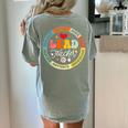 Groovy Lead Teacher Appreciation Back To School Women's Comfort Colors T-Shirt Back Print Bay