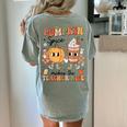Groovy Pumpkin Spice Makes Teacher Nice Fall Thanksgiving Women's Comfort Colors T-Shirt Back Print Bay Groovy Pumpkin Spice Makes Teacher Nice Fall Thanksgiving Women's Comfort Colors T-Shirt Back Print Bay