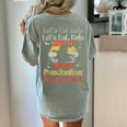 Halloween Lets Eat Kids English Teacher Costume Women Women's Comfort Colors T-Shirt Back Print Bay Halloween Lets Eat Kids English Teacher Costume Women Women's Comfort Colors T-Shirt Back Print Bay