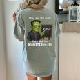 Halloween Monster Math Pun Teacher Humor Women's Comfort Colors T-Shirt Back Print Bay