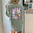 Halloween Skeleton Teacher I'Ll Just Wait Until It's Quiet Women's Comfort Colors T-Shirt Back Print Bay Halloween Skeleton Teacher I'Ll Just Wait Until It's Quiet Women's Comfort Colors T-Shirt Back Print Bay