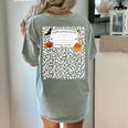 Halloween Teacher Composition Book Notebook Matching Group Women's Comfort Colors T-Shirt Back Print Bay Halloween Teacher Composition Book Notebook Matching Group Women's Comfort Colors T-Shirt Back Print Bay