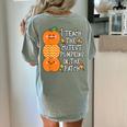 Halloween Teacher Shirt I Teach The Cutest Pumpkins In Patch Men Women Kids Women's Comfort Colors T-Shirt Back Print Bay