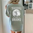 Halloween Teacher Tshirts Zombie Teachers Love Brains Women's Comfort Colors T-Shirt Back Print Bay Halloween Teacher Tshirts Zombie Teachers Love Brains Women's Comfort Colors T-Shirt Back Print Bay