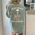 Halloween Weird Teachers Build Character Costume Men Women Women's Comfort Colors T-Shirt Back Print Bay Halloween Weird Teachers Build Character Costume Men Women Women's Comfort Colors T-Shirt Back Print Bay