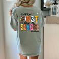 Happy First Day Of School PE Teacher Life Back To School Women's Comfort Colors T-Shirt Back Print Bay Happy First Day Of School PE Teacher Life Back To School Women's Comfort Colors T-Shirt Back Print Bay