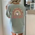 Happy Fri-Yay Friday Lovers Fun Teacher Leopard Rainbow Men Women Girls Kids Women's Comfort Colors T-Shirt Back Print Bay Happy Fri-Yay Friday Lovers Fun Teacher Leopard Rainbow Men Women Girls Kids Women's Comfort Colors T-Shirt Back Print Bay