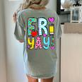 Happy Fri-Yay Friday Lovers Fun Teacher Life FriYay Weekend Women's Comfort Colors T-Shirt Back Print Bay Happy Fri-Yay Friday Lovers Fun Teacher Life FriYay Weekend Women's Comfort Colors T-Shirt Back Print Bay