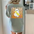 Happy Fri-Yay Friday Lovers Groovy Teacher Life Halloween Women's Comfort Colors T-Shirt Back Print Bay Happy Fri-Yay Friday Lovers Groovy Teacher Life Halloween Women's Comfort Colors T-Shirt Back Print Bay