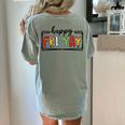 Happy Fri-Yay Friday Lovers Teacher Fri Yay Weekend Women's Comfort Colors T-Shirt Back Print Bay