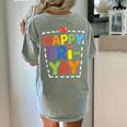 Happy Fri-Yay Teacher Life Weekend Pun Happy Friday Women's Comfort Colors T-Shirt Back Print Bay Happy Fri-Yay Teacher Life Weekend Pun Happy Friday Women's Comfort Colors T-Shirt Back Print Bay