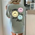 Happy To See Your Face Smile Face Teacher Back To School Women's Comfort Colors T-Shirt Back Print Bay Happy To See Your Face Smile Face Teacher Back To School Women's Comfort Colors T-Shirt Back Print Bay