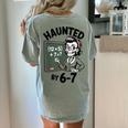 Haunted 67 Skeleton Math Teacher Halloween Costume Math Pun Women's Comfort Colors T-Shirt Back Print Bay Haunted 67 Skeleton Math Teacher Halloween Costume Math Pun Women's Comfort Colors T-Shirt Back Print Bay