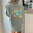 Hello Word In Different Languages Travel And Teacher Lover Women's Comfort Colors T-Shirt Back Print Bay Hello Word In Different Languages Travel And Teacher Lover Women's Comfort Colors T-Shirt Back Print Bay