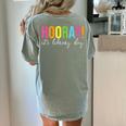 Hooray It's Library Day Teacher Reader Books Back To School Women's Comfort Colors T-Shirt Back Print Bay Hooray It's Library Day Teacher Reader Books Back To School Women's Comfort Colors T-Shirt Back Print Bay