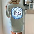 Ice Halloween Pun Costume Easy Lazy Team Group Teacher Women's Comfort Colors T-Shirt Back Print Bay Ice Halloween Pun Costume Easy Lazy Team Group Teacher Women's Comfort Colors T-Shirt Back Print Bay