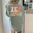 IEP I Encourage Progress Special Education Teacher Graphics Women's Comfort Colors T-Shirt Back Print Bay IEP I Encourage Progress Special Education Teacher Graphics Women's Comfort Colors T-Shirt Back Print Bay